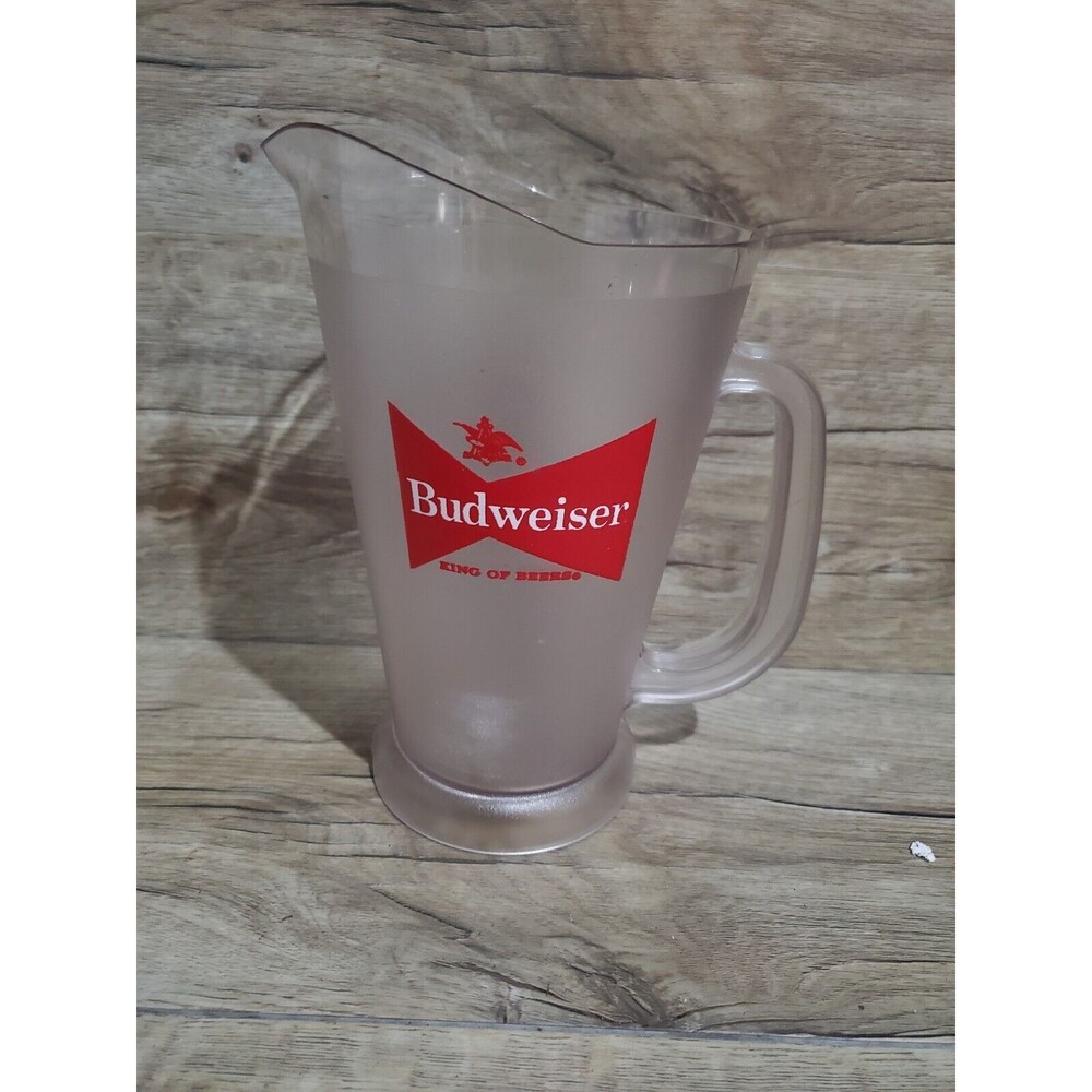 Budweiser King Of Beers Plastic Pitcher 8 Inch